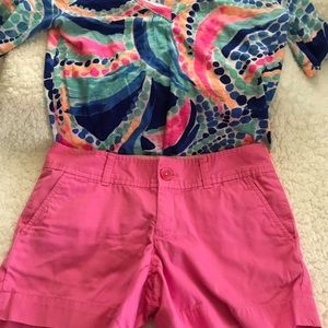 Lilly Pulitzer short sleeve top:multi
